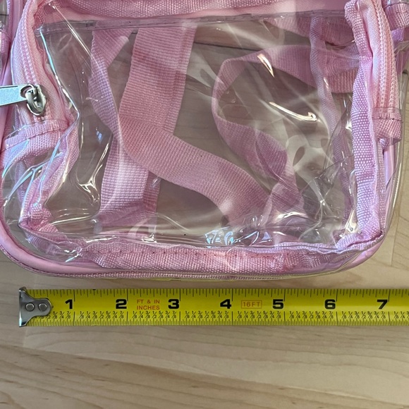 Mini Clear Backpacks with Pink - Picture 6 of 7